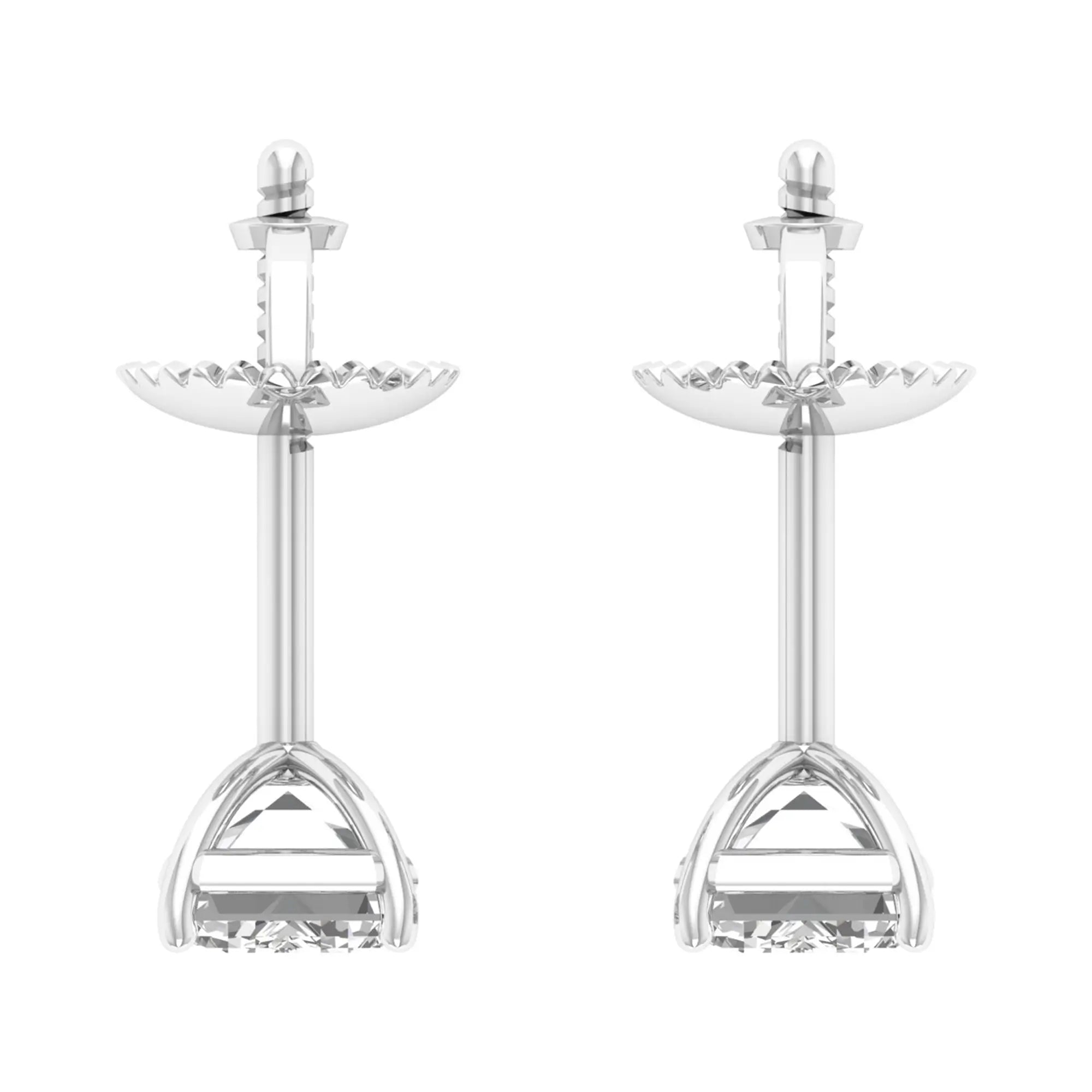 Umang 1.3 carat emerald cut studs