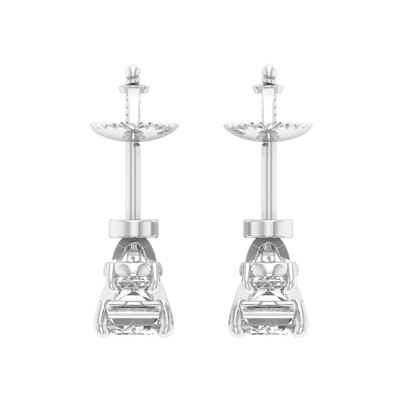 Kanmani 2.5 carat dual shape drops