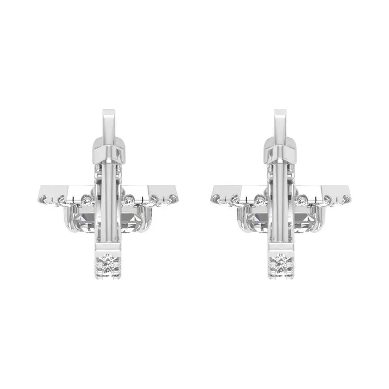 Srishti 4 carat emarald cut drops