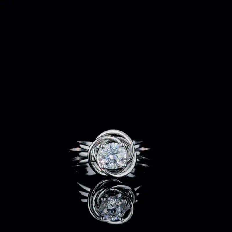 Kalpataru 0.54 carat solitaire ring