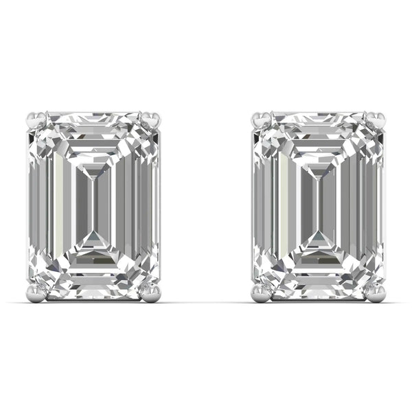 Umang 1.3 carat emerald cut studs