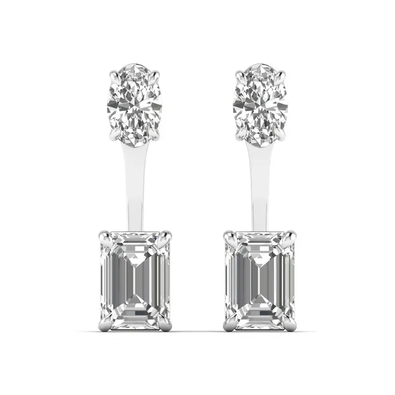 Kanmani 2.5 carat dual shape drops