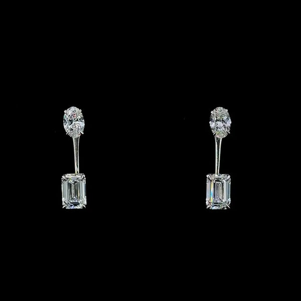 Kanmani 2.5 carat dual shape drops