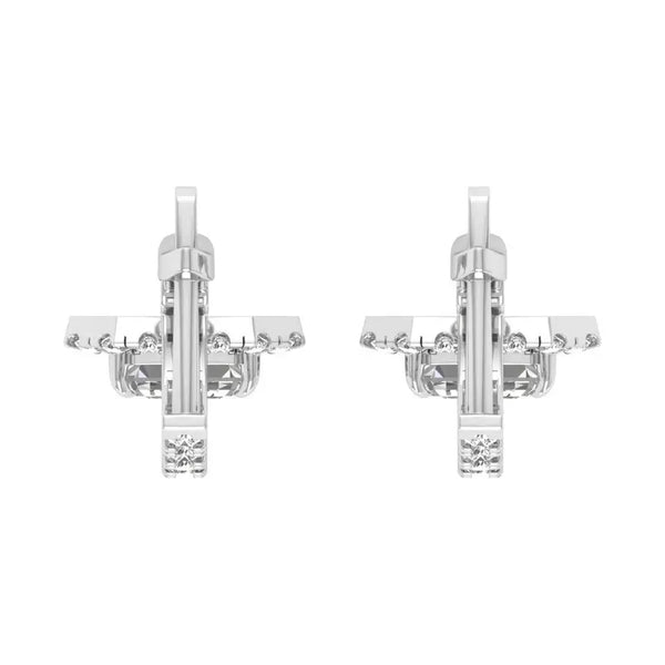 Srishti 4 carat emarald cut drops