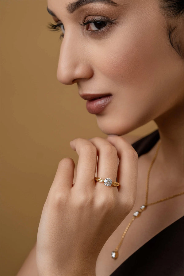 Ekveera 1.10 Carat Solitaire Ring