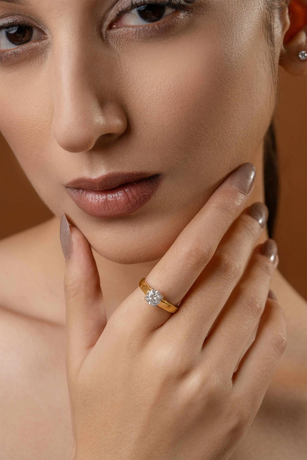 Anubha 1 Carat Solitaire Ring