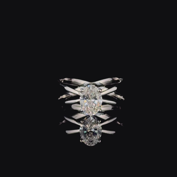 Shaanya 1 carat solitaire ring