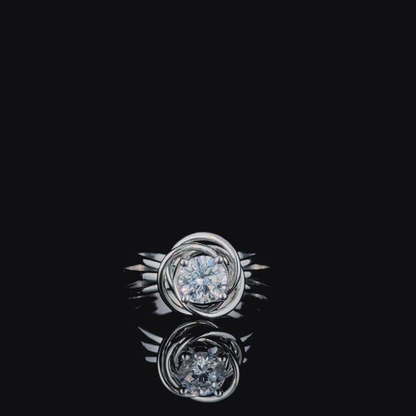 Kalpataru 0.54 carat solitaire ring